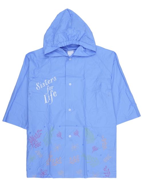 Disney Veste de pluie La Reine des Neiges Déperlant et coupe-vent Bleu