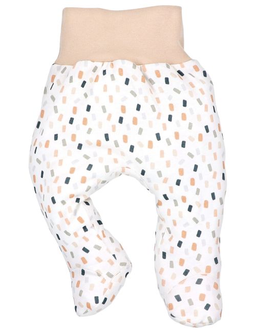 NINI Pantalon Carrés Beige