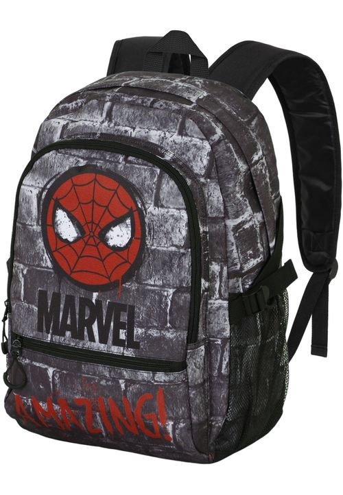 Marvel Spiderman Amazing-FAN Fight 2.0 44x31x18 cm grau Onesize Kinder