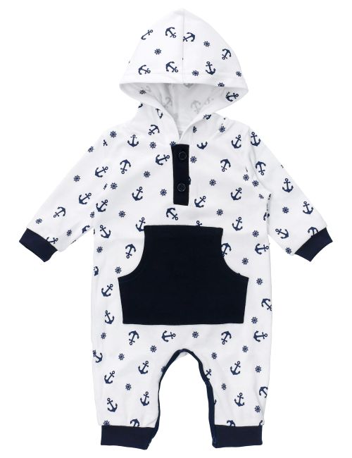 Baby Sweets Strampler Maritim weiß 80 (9-12 Monate)