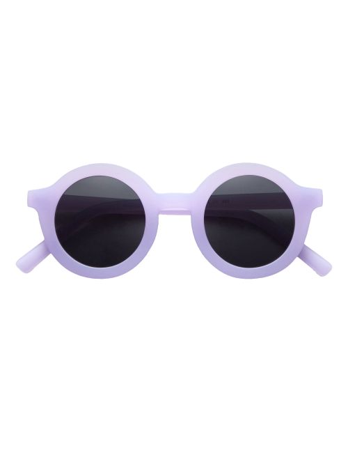 BabyMocs Sonnenbrille Rund 100% UV-Schutz (UV400) lila Onesize Kinder