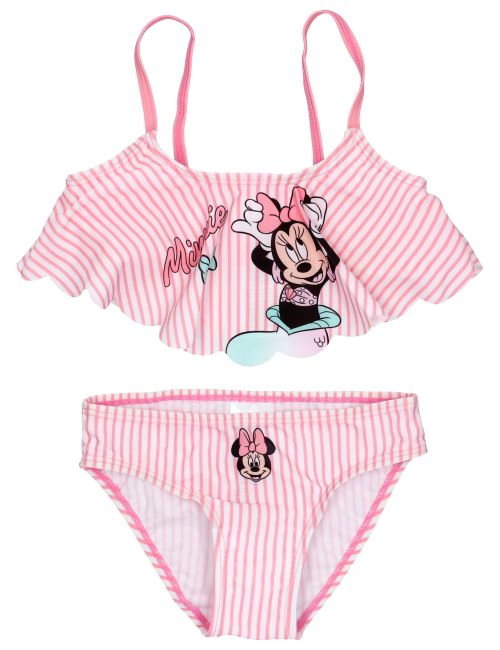 Disney 2 Teile Bikini Minnie Mouse Streifen weiß 104/110 (4-5 Jahre)