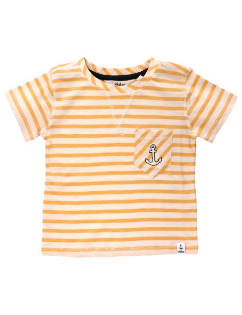 Ebbe Kids T-Shirt Streifen Gelb 152 (11-12 Jahre)