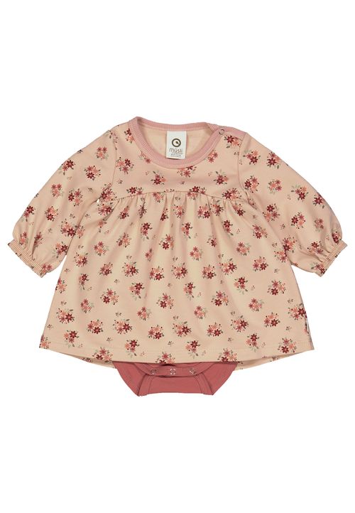 Müsli by Green Cotton Bodykleid Blumen rosa 68
