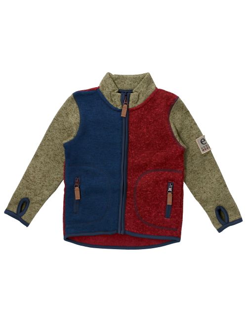 Ebbe Kids Fleecejacke Fleece Multi Olive 98 (2-3 Jahre)