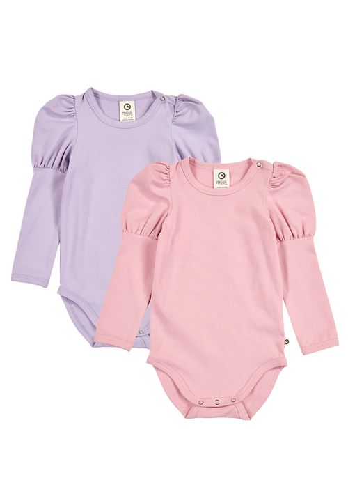 Green Cotton Langarmbody multicolor 56