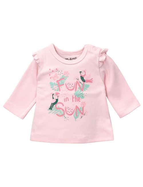 NINI Shirt Vogel rosa 56 (Neugeborene)