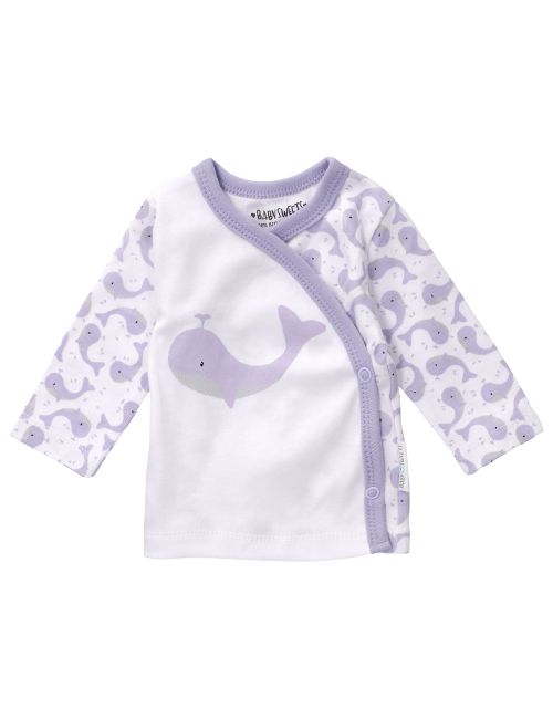 Baby Sweets Wickelshirt Baby Wal weiß 80 (9-12 Monate)