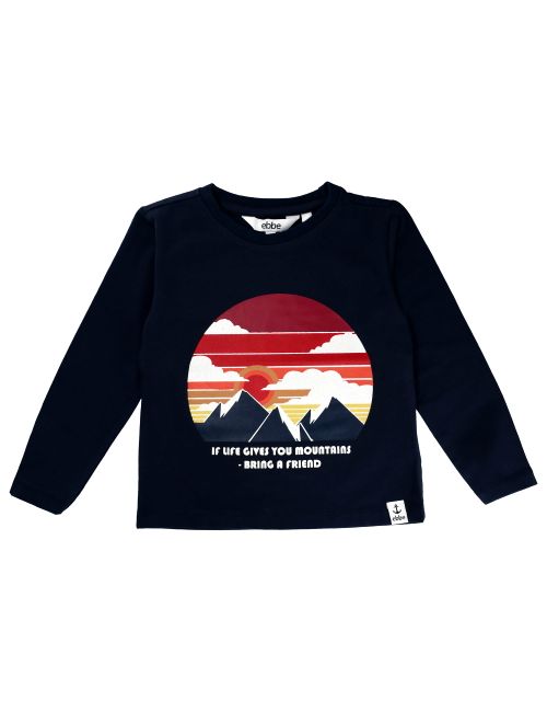 Ebbe Kids Langarmshirt dunkelblau Wild navy 116 (5-6 Jahre)