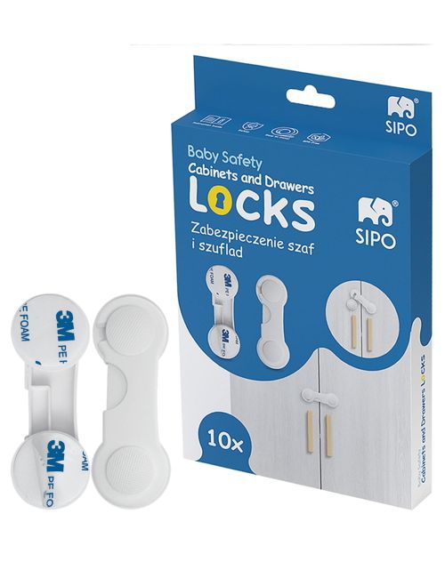 SIPO 10 pièces Bloque tiroirs Blanc
