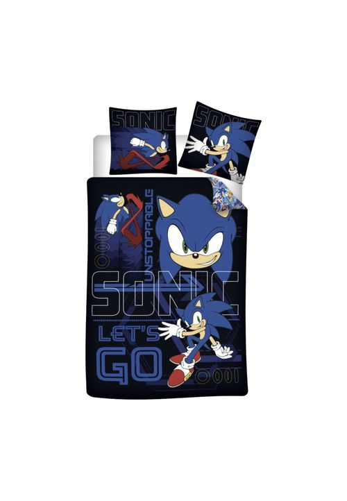 Sega Bettwäsche Alloverprint dunkelblau OS