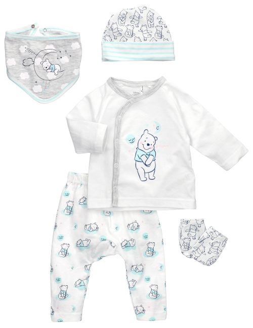 Disney Baby 5 Teile Set Winnie Pooh weiß