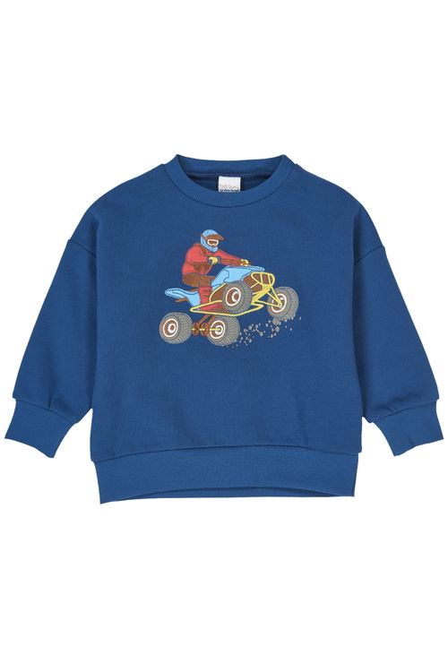 Fred s World by Green Cotton Sweatshirt Unifarben blau 86