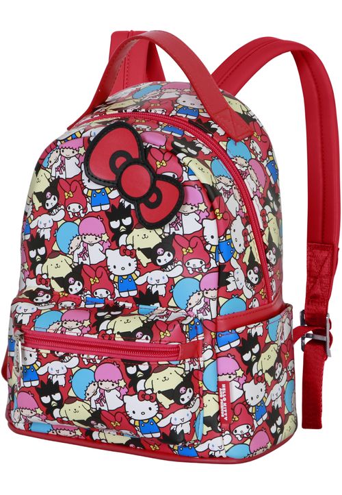 Hello Kitty Sanrio Friends-Small Heady Rucksack 22x25x15 cm mehrfarbig multicolor Onesize Kinder