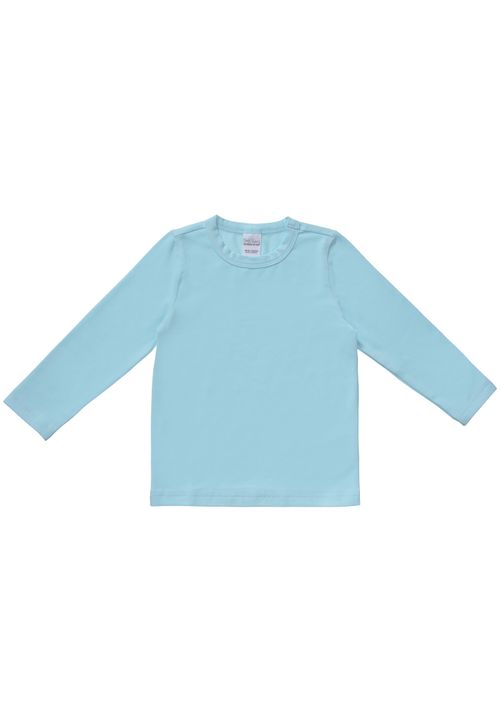 Fred s World by Green Cotton Langarmshirt Unifarben hellblau 86