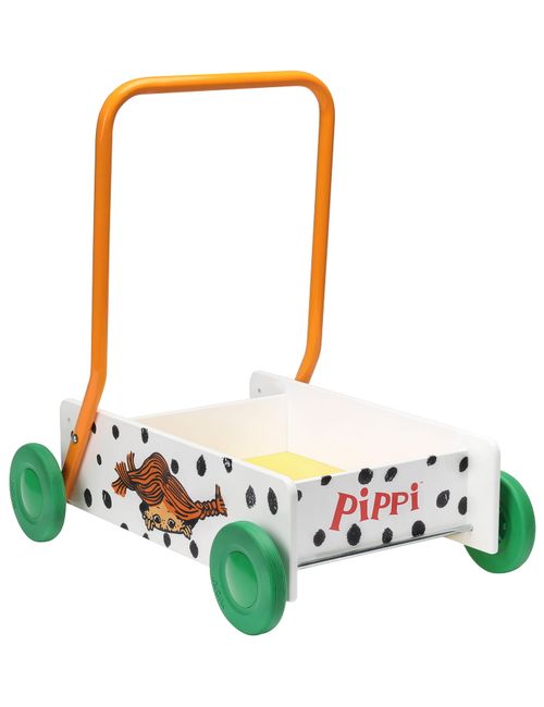 Pippi Trotteur Fifi Brindacier Points Bois 450x350x480 mm 10+ mois Blanc