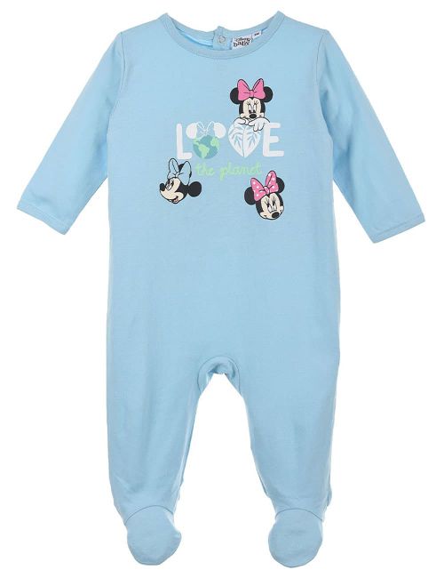 Disney Baby Strampler Minnie Mouse blau 62/68 (3-6 Monate)