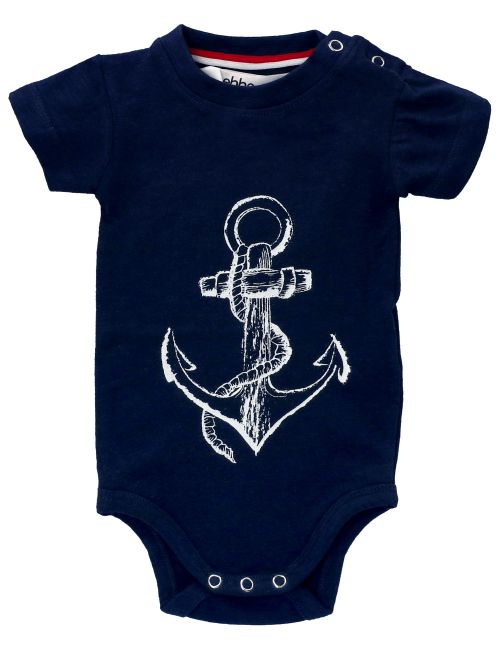 Ebbe Kids Body 68 (3-6 Monate) Navy Anchor