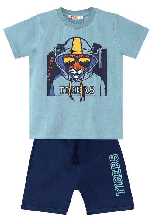 Denokids Print dunkelblau 110