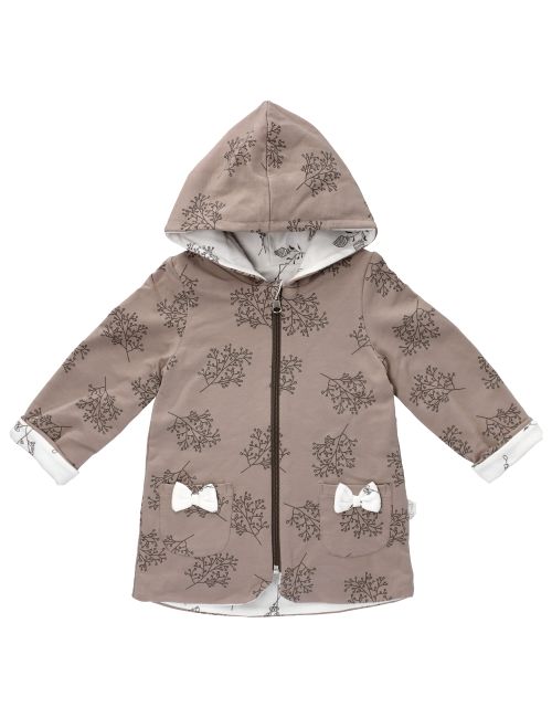 Baby Sweets Veste réversible Branches Mes Préférés Boucle Beige 4-5A (110 cm)