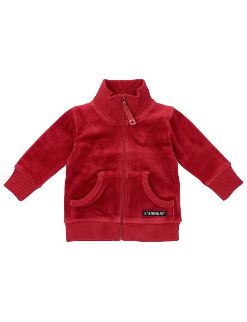 Villervalla Jacke Velours rot 140 (9-10 Jahre)