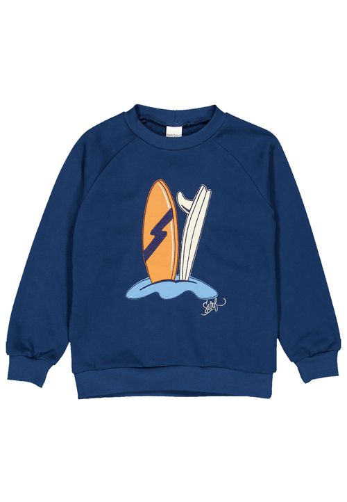 Fred s World by Green Cotton Sweatshirt Unifarben dunkelblau 104