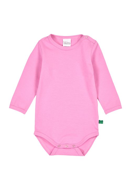 Fred s World by Green Cotton Langarmbody Unifarben rosa 98