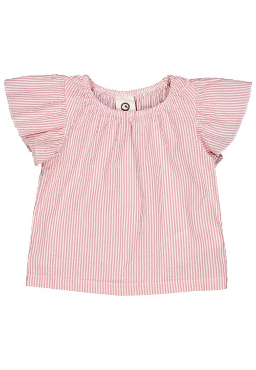 Müsli by Green Cotton Babyshirt Streifen rosa 74