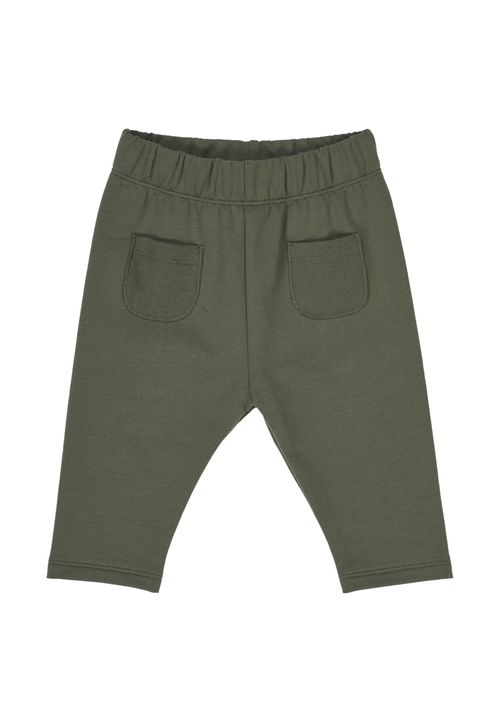 Müsli by Green Cotton Babyhose Unifarben dunkelgruen 68