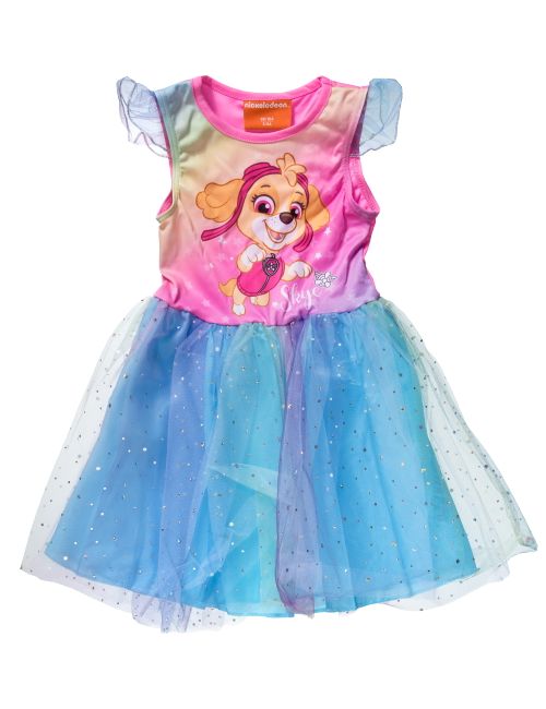Paw Patrol Robe Skye Volant Multicolore