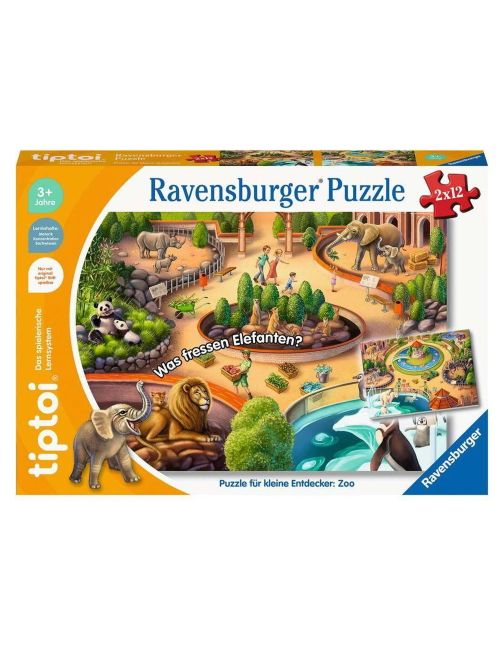 Ravensburger tiptoi® 2x12 pièces Puzzle Conformité Européenne (CE) 26x18,1x0,2 cm 3+ ans Multicolore