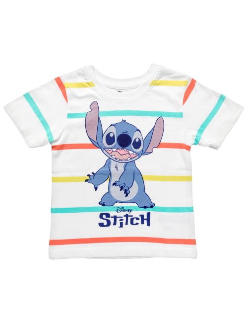 Disney T-shirt Lilo & Stitch Blanc 7-8A (128 cm)