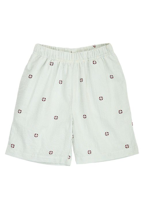 Green Cotton Shorts creme 122