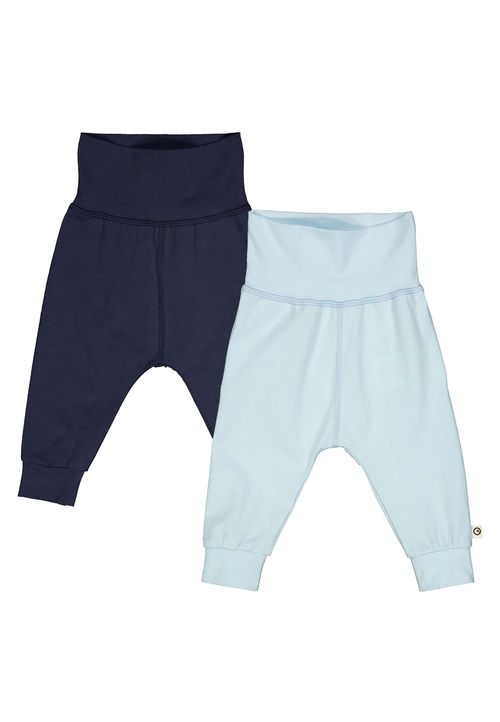 Müsli by Green Cotton Babyhose Unifarben blau 56