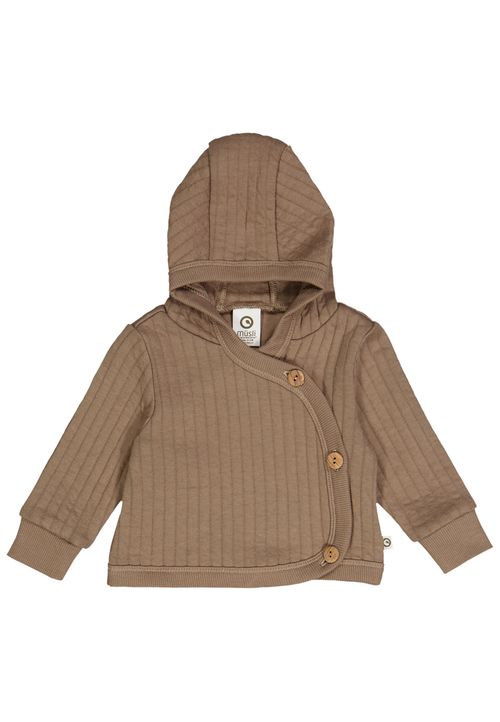Müsli by Green Cotton Babyjacke Unifarben braun 50