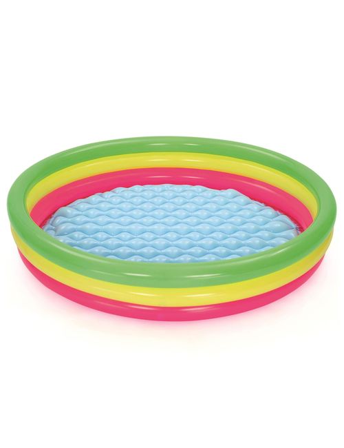 Bestway Swim Squad™ Planschbecken 3-Ring Wasserkapazität 211 Liter 141 cm 2+ Jahre bunt