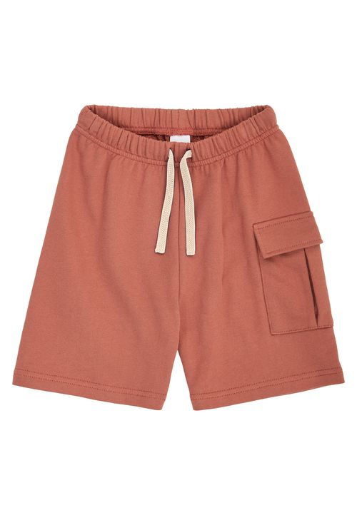 Green Cotton Sweat shorts braun 86