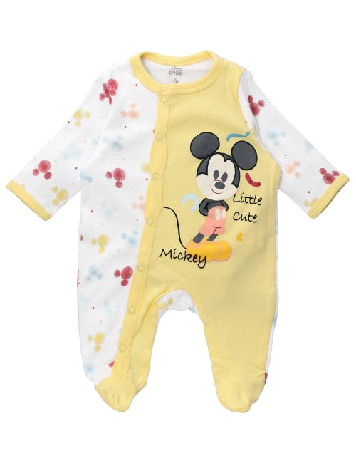 E Plus M Strampler Mickey Mouse gelb 74 (6-9 Monate)