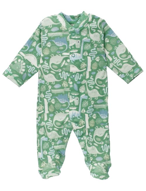 NINI Strampler Dino grün