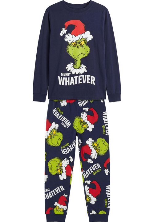 Grinch Schlafanzug Grinch schwarz 170/176 (15-16 Jahre)