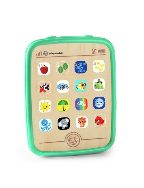 Hape Baby Lerntablet Holz 19x2,6x14,7 cm 6+ Monate türkis