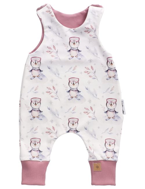 Land-Juwelen Strampler Pinguin Handmade creme 92 (18-24 Monate)