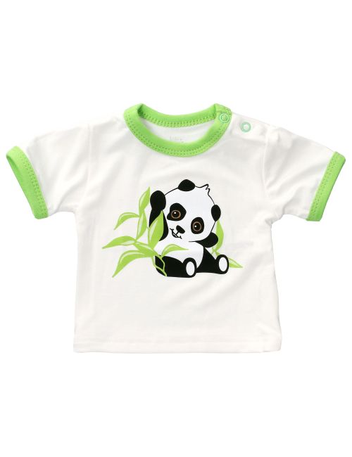 Baby Sweets T-Shirt Panda Happy Panda grün 56 (Neugeborene)
