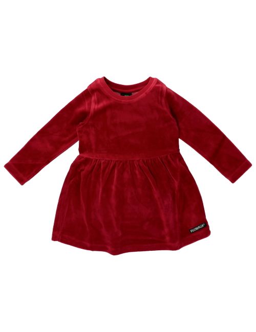 Villervalla Kleid Velours rot 140 (9-10 Jahre)