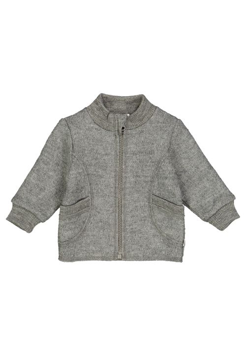 Müsli by Green Cotton Babyjacke Bicolor grau 68/74