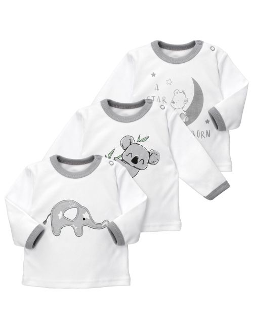 Baby Sweets 3 Teile Shirt Bär A Star Is Born weiß 68 (3-6 Monate)