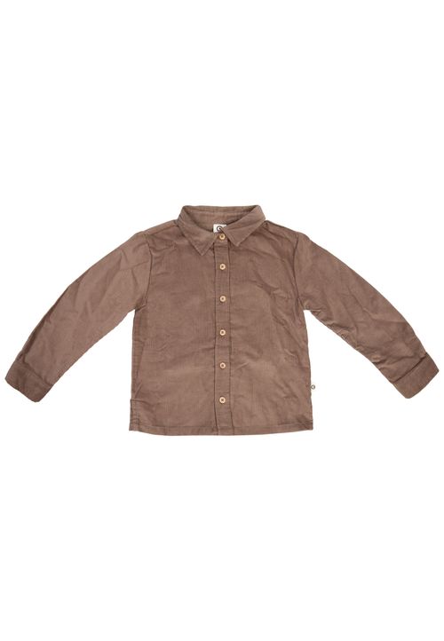 Müsli by Green Cotton Hemd Unifarben braun 122