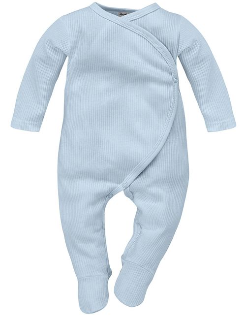 Pinokio Strampler Gerippt blau 62 (0-3 Monate)