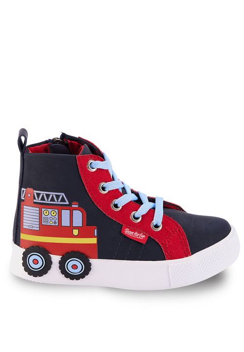 Fire Truck High Top Sneakers dunkelblau 32