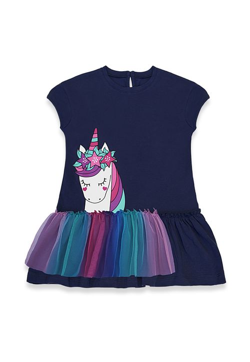 Denokids Print dunkelblau 92